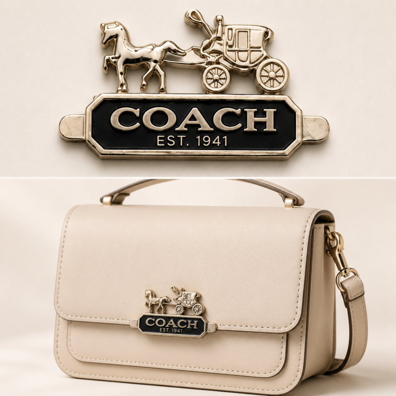Metal Logo for bags
