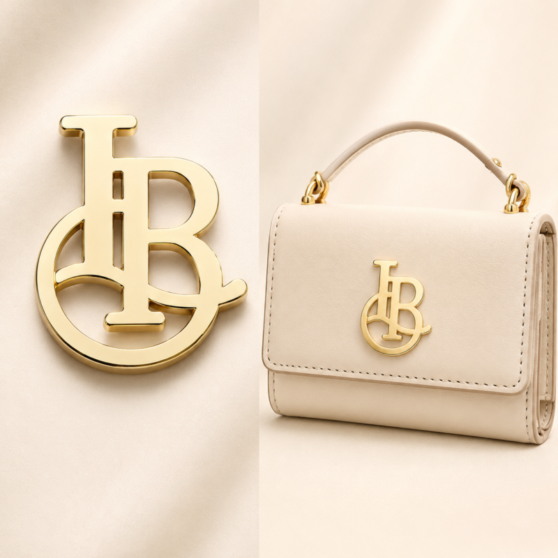 Metal Logo for bags