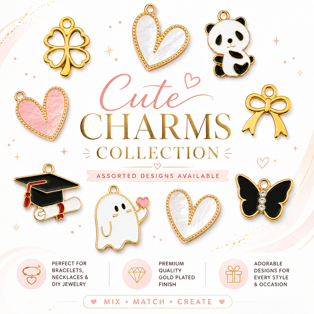 Cute Metal Charms