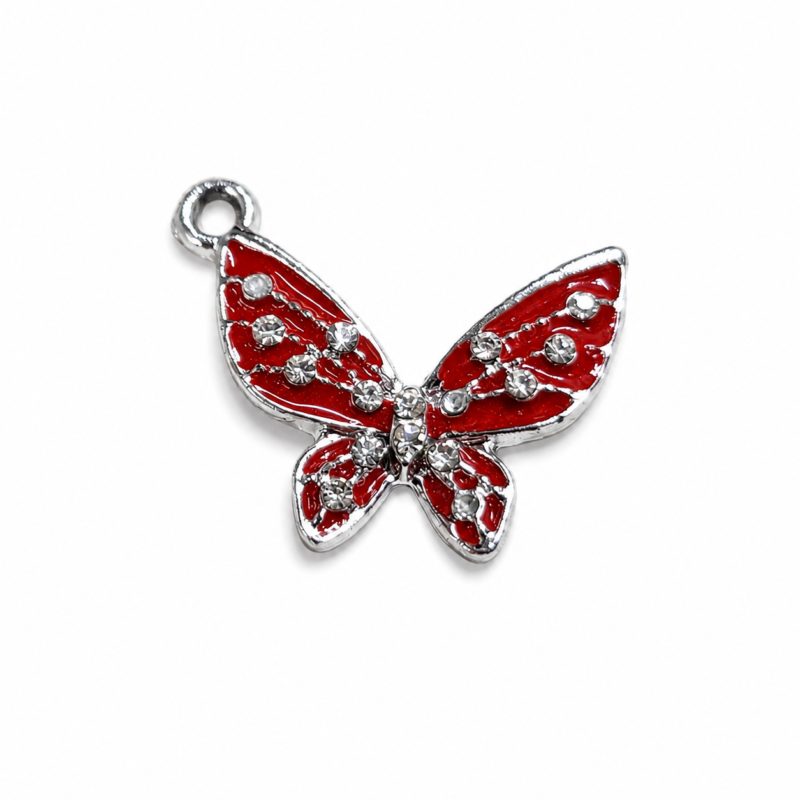 Metal Enamel Charms for Jewelry Making – Pack of 6