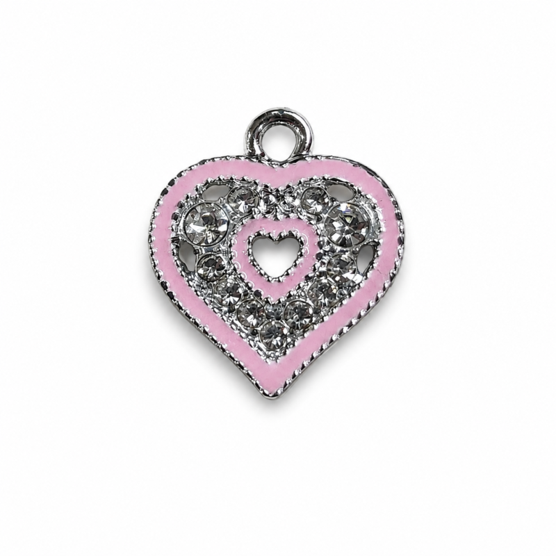 Metal Enamel Charms for Jewelry Making – Pack of 6