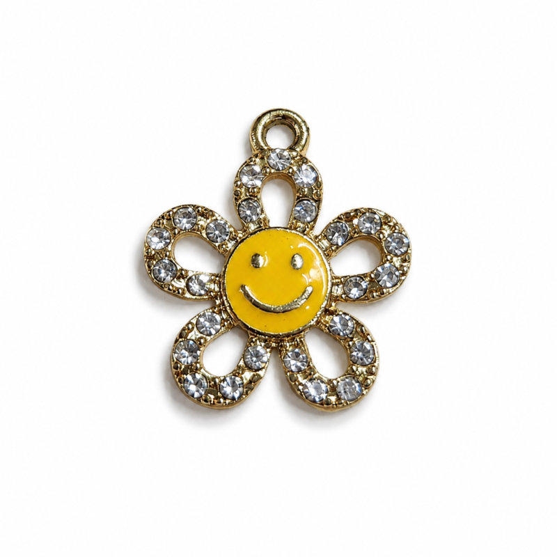 Metal Enamel Charms for Jewelry Making – Pack of 6