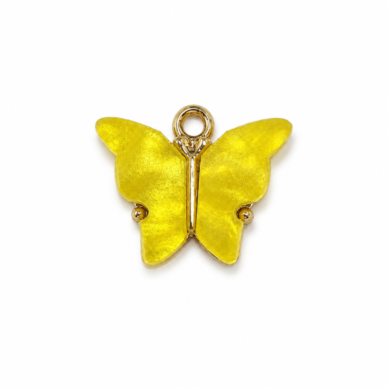 Metal Enamel Charms for Jewelry Making – Pack of 6