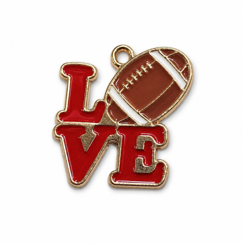 Metal Enamel Charms for Jewelry Making – Pack of 6