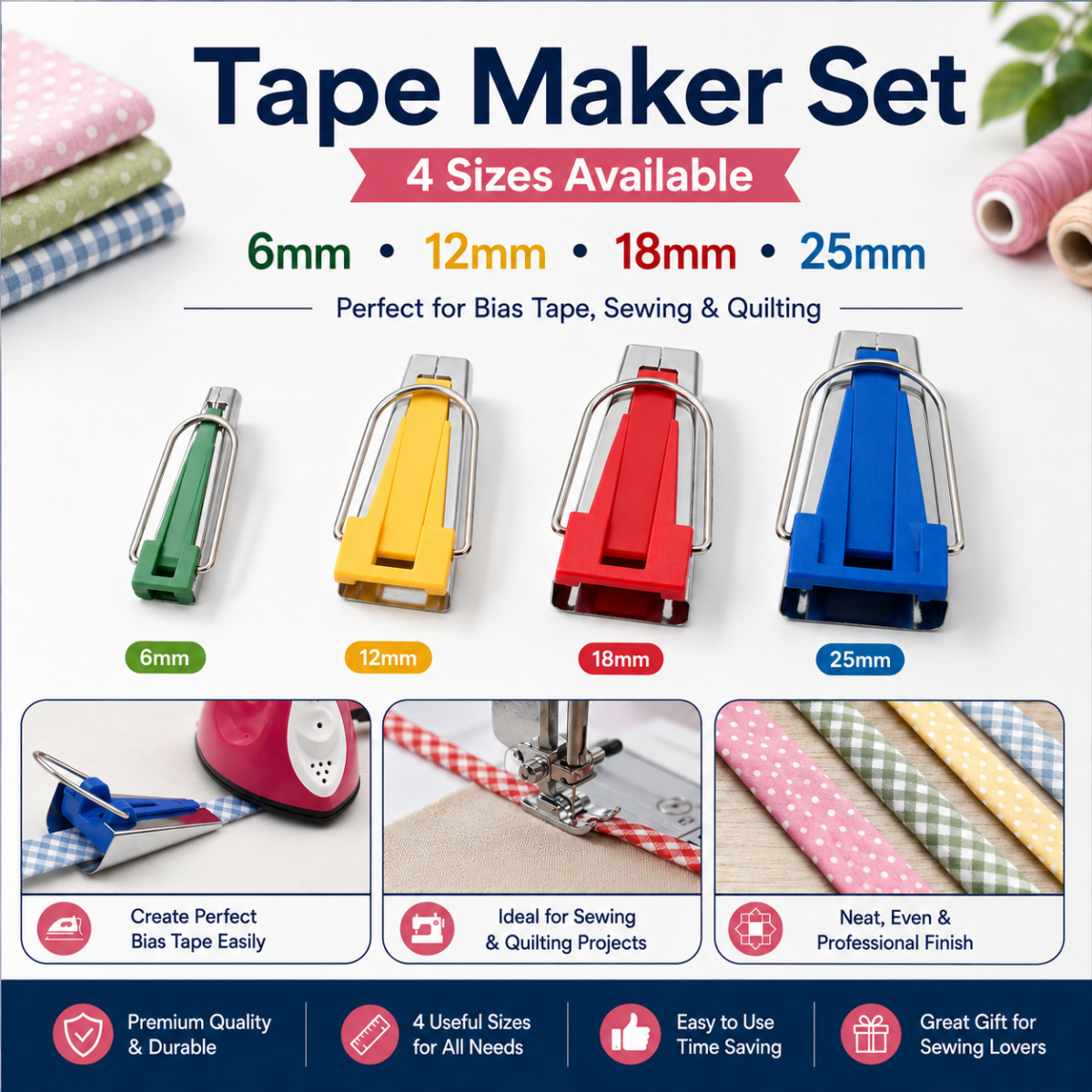 Fabric Bias Tape Maker