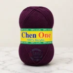 Chen One 3 Ply Crochet Yarn in multiple colours, 100% acrylic, super soft, 90–100g