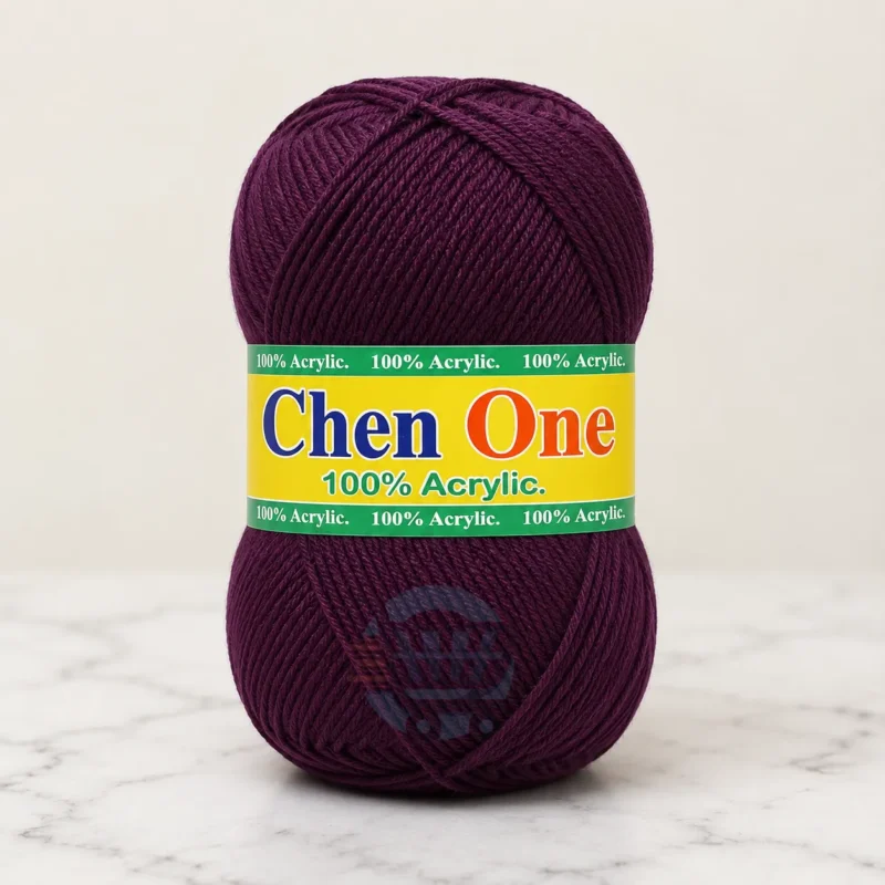 Chen One 3 Ply Crochet Yarn in multiple colours, 100% acrylic, super soft, 90–100g