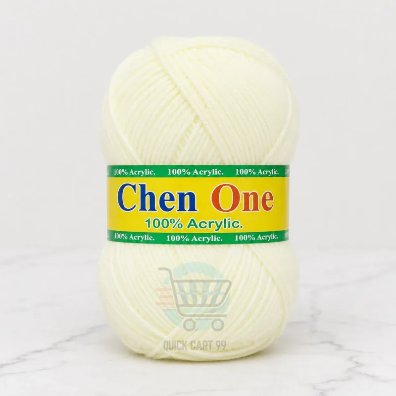Chen One 3 Ply Crochet Yarn in multiple colours, 100% acrylic, super soft, 90–100g