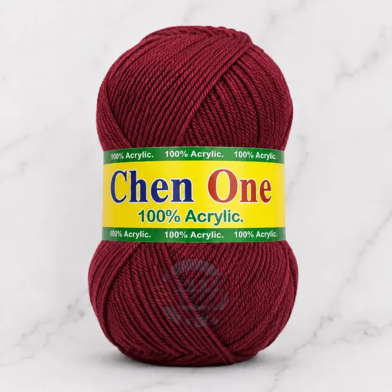 Chen One 3 Ply Crochet Yarn in multiple colours, 100% acrylic, super soft, 90–100g