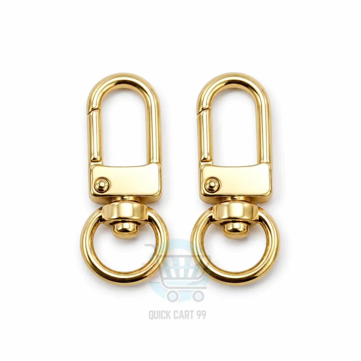 Clasp hooks for bags and purses in multiple metal styles and colours