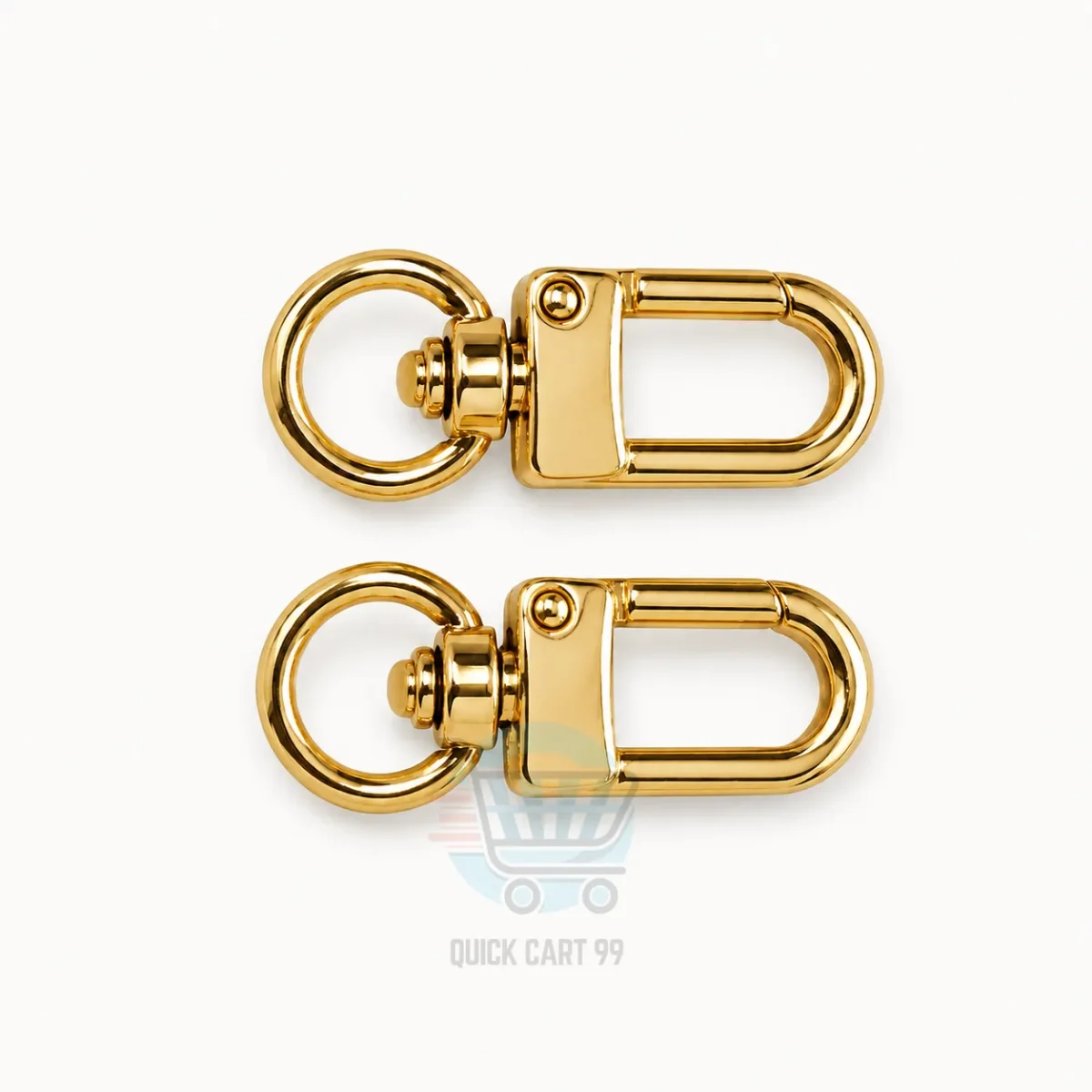 Clasp hooks for bags and purses in multiple metal styles and colours