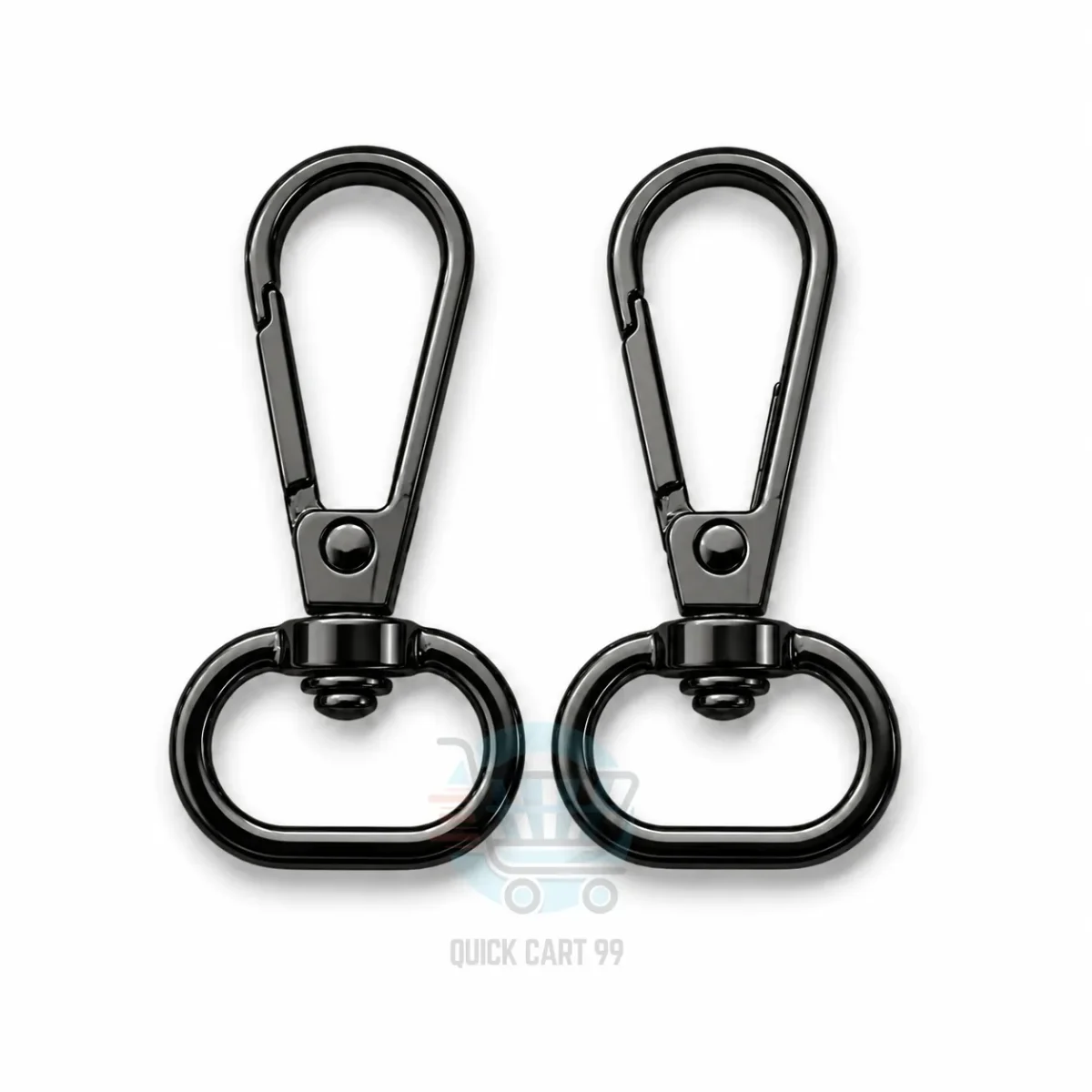 Clasp hooks for bags and purses in multiple metal styles and colours