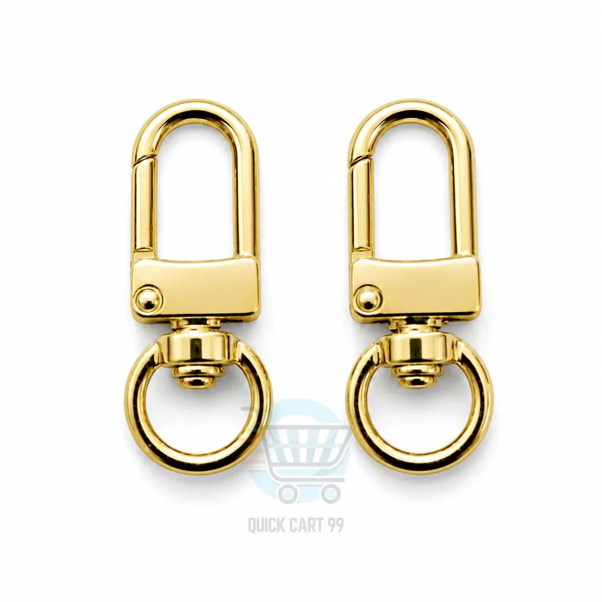 Clasp hooks for bags and purses in multiple metal styles and colours