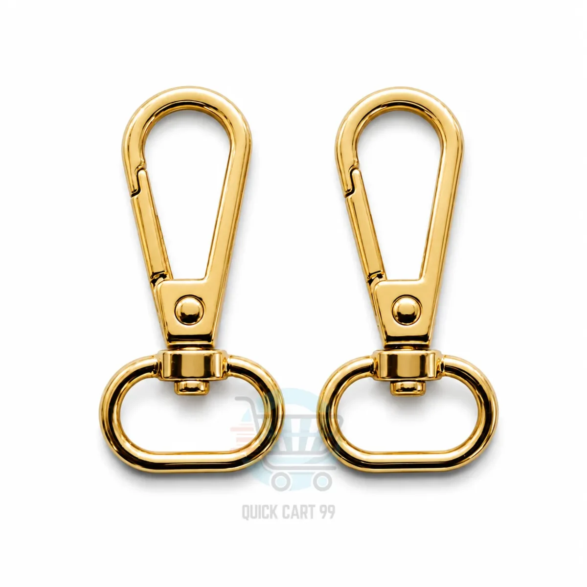 Clasp hooks for bags and purses in multiple metal styles and colours