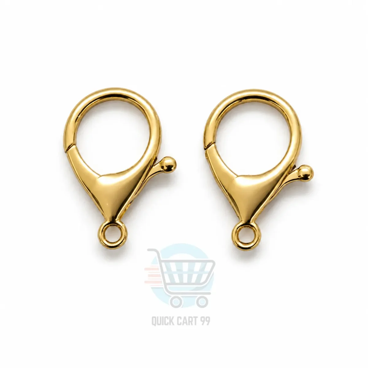 Clasp hooks for bags and purses in multiple metal styles and colours