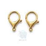 Clasp hooks for bags and purses in multiple metal styles and colours