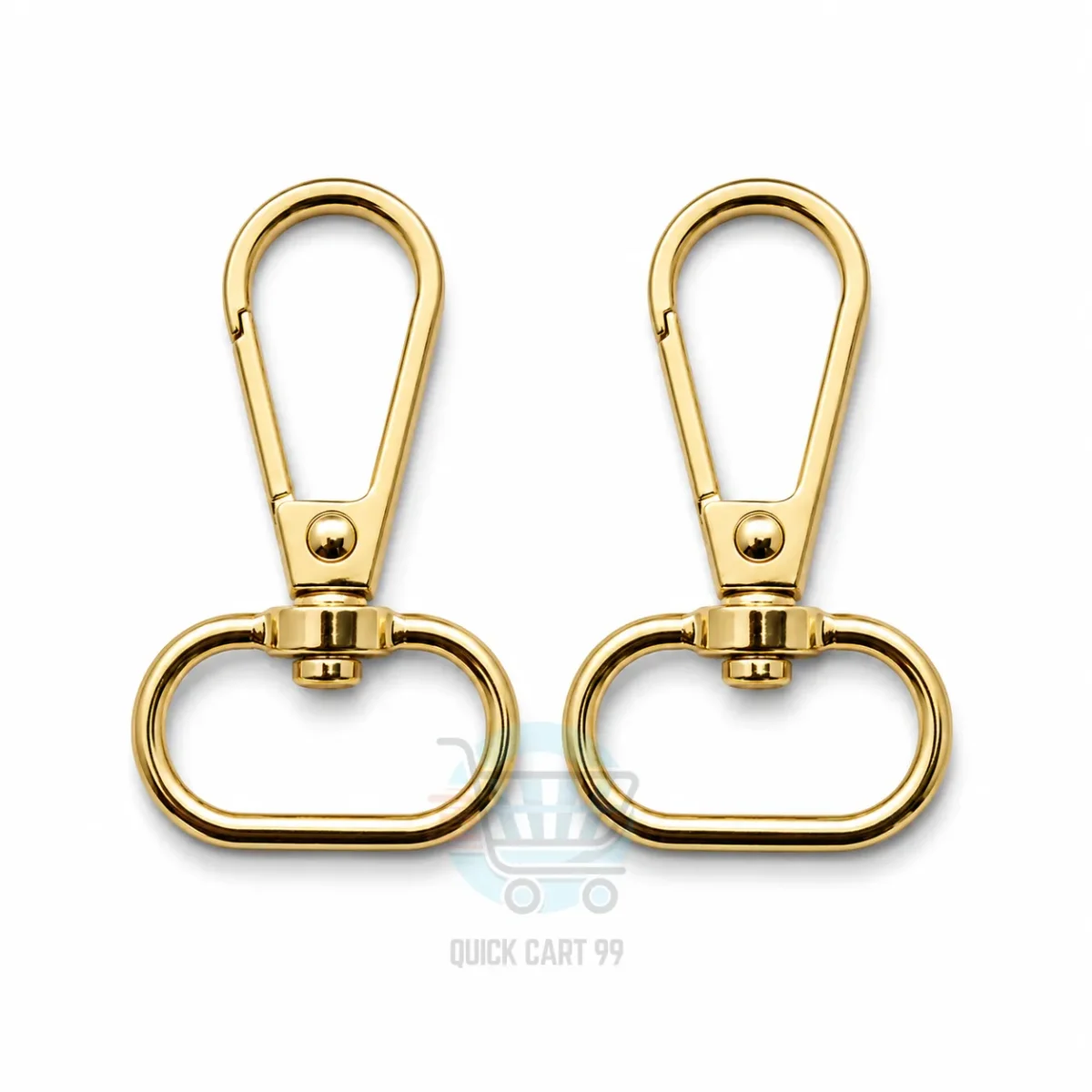 Clasp hooks for bags and purses in multiple metal styles and colours
