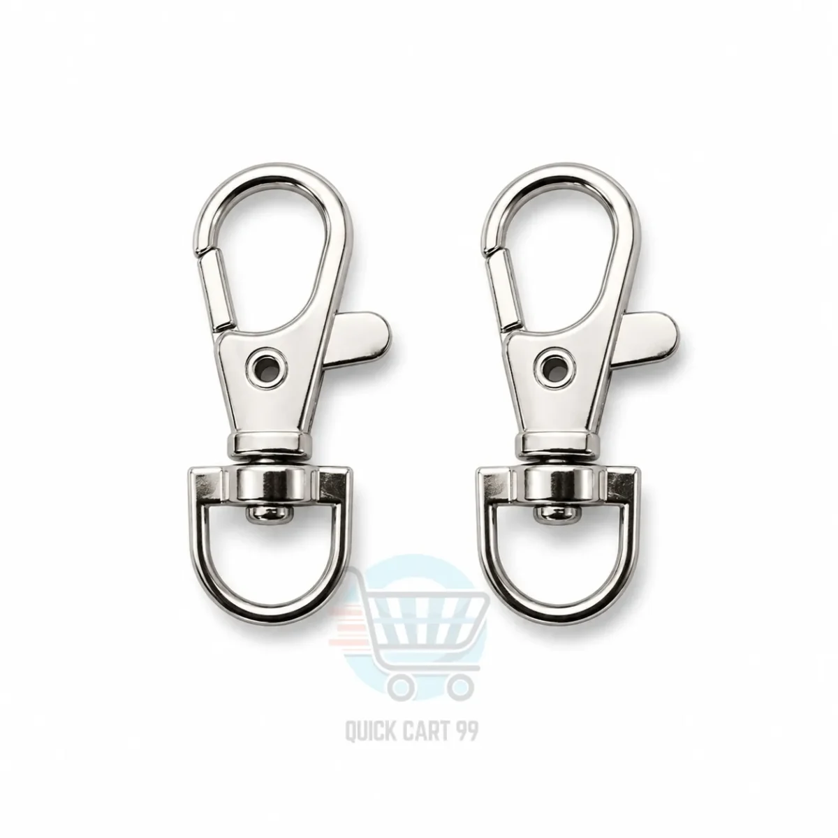Clasp hooks for bags and purses in multiple metal styles and colours