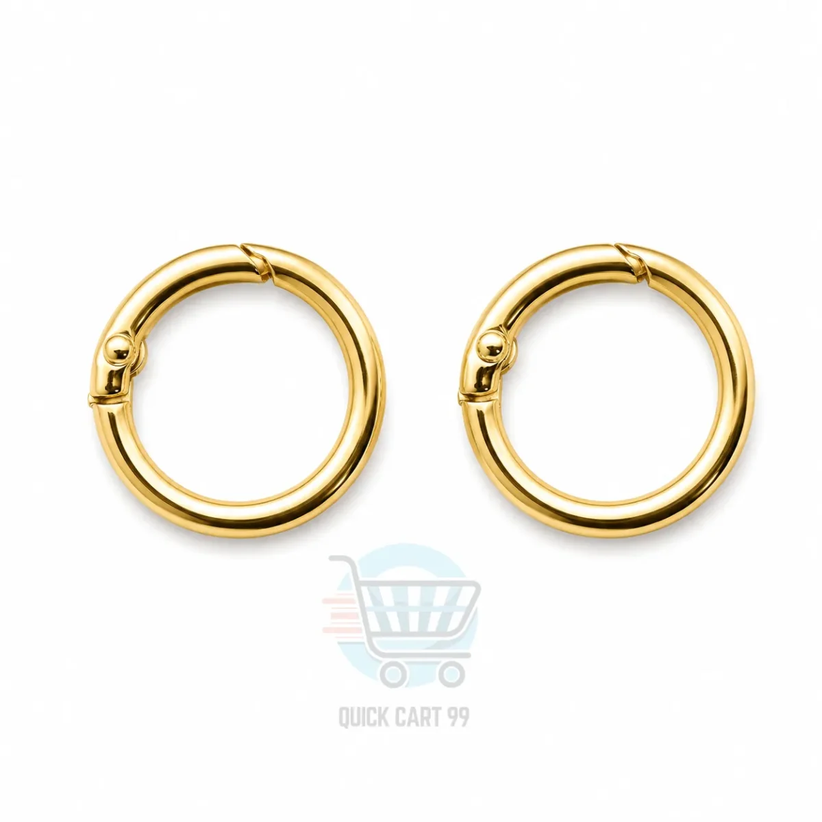 Clasp hooks for bags and purses in multiple metal styles and colours