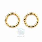 Clasp hooks for bags and purses in multiple metal styles and colours