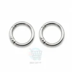 Clasp hooks for bags and purses in multiple metal styles and colours