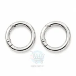 Clasp hooks for bags and purses in multiple metal styles and colours