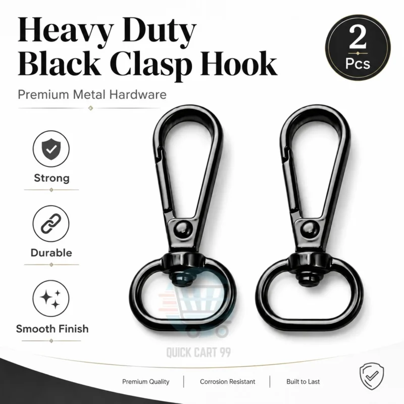 Clasp hooks for bags and purses in multiple metal styles and colours