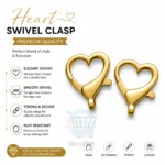 Clasp hooks for bags and purses in multiple metal styles and colours