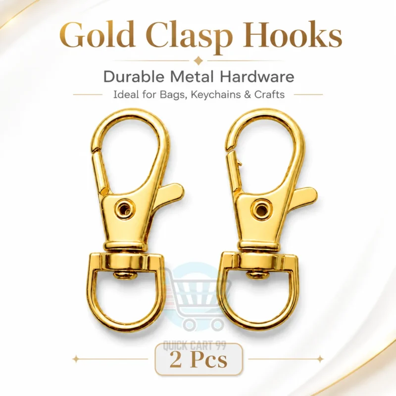 Clasp hooks for bags and purses in multiple metal styles and colours