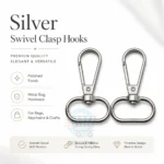 Clasp hooks for bags and purses in multiple metal styles and colours