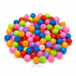 8mm Multi-Color Beads for Jewelry Making – 20g Pack