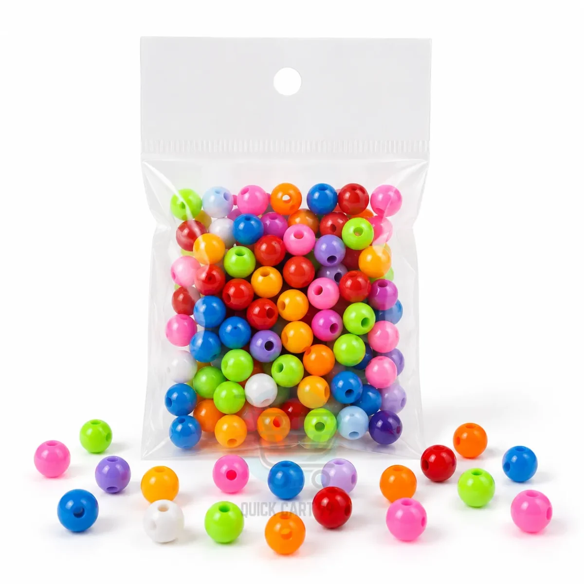 8mm Multi-Color Beads for Jewelry Making – 20g Pack