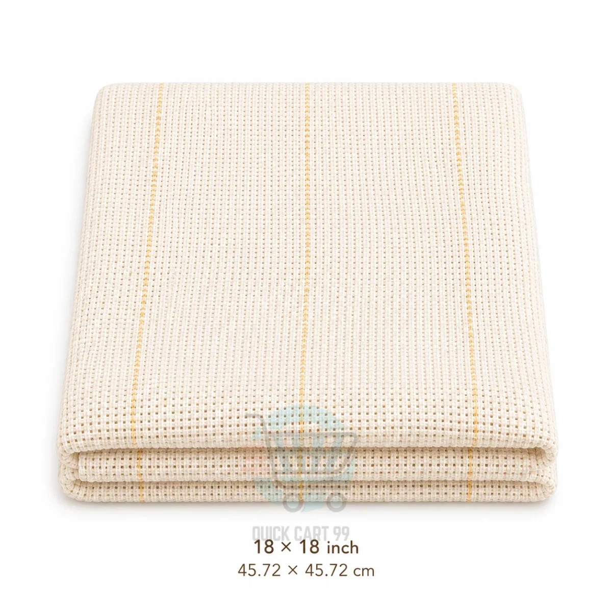 18 by 18 inch monk cloth for punch needle embroidery