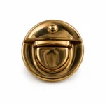 Round Gold Lock