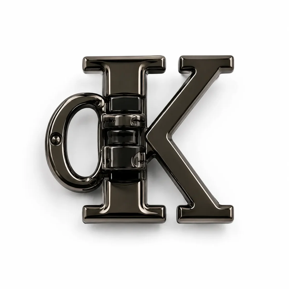 Purse Lock Black CK
