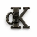 Purse Lock Black CK
