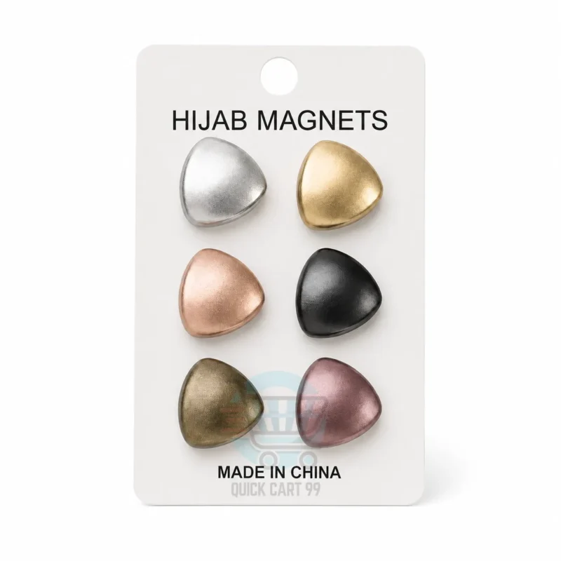 Strong Magnetic Clips for Hijab with stylish pin-free scarf hold