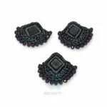 Crochet Mirror Applique for Dresses in Five Color Variants