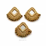 Crochet Mirror Applique for Dresses in Five Color Variants