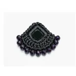 Crochet Mirror Applique for Dresses in Five Color Variants