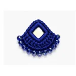 Crochet Mirror Applique for Dresses in Five Color Variants