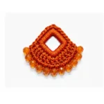 Crochet Mirror Applique for Dresses in Five Color Variants