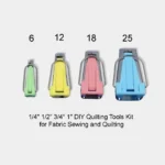 Fabric Bias Tape Maker Set – 6mm to 25mm - Image 3