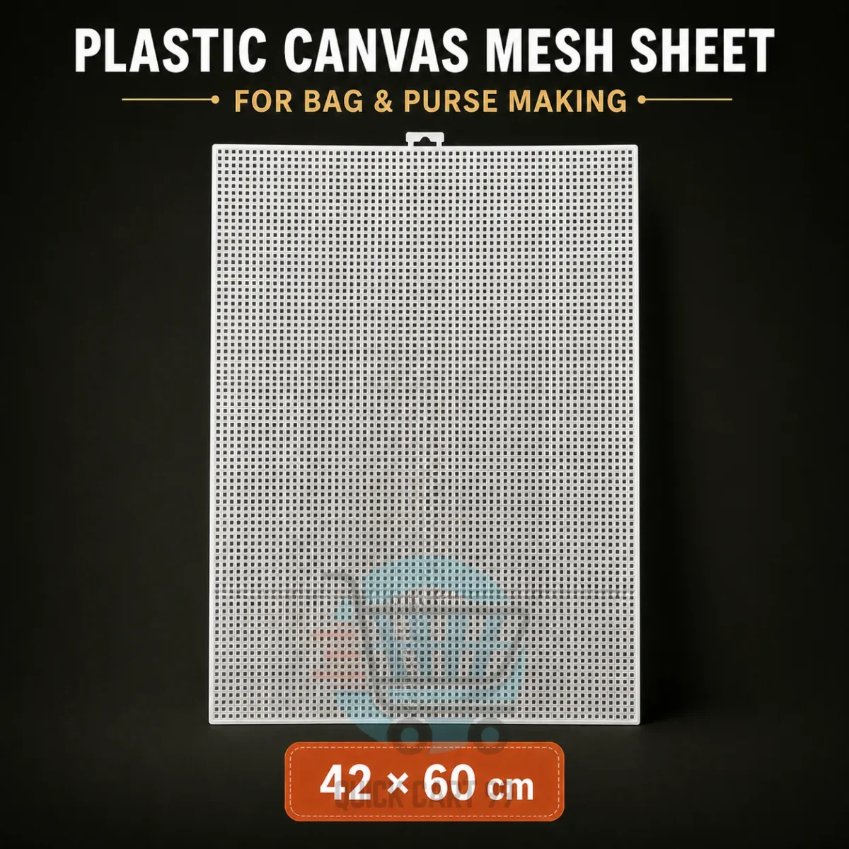 A4 Plastic Canvas Mesh Sheet for Bag and Craft Making Available in Multiple Sizes