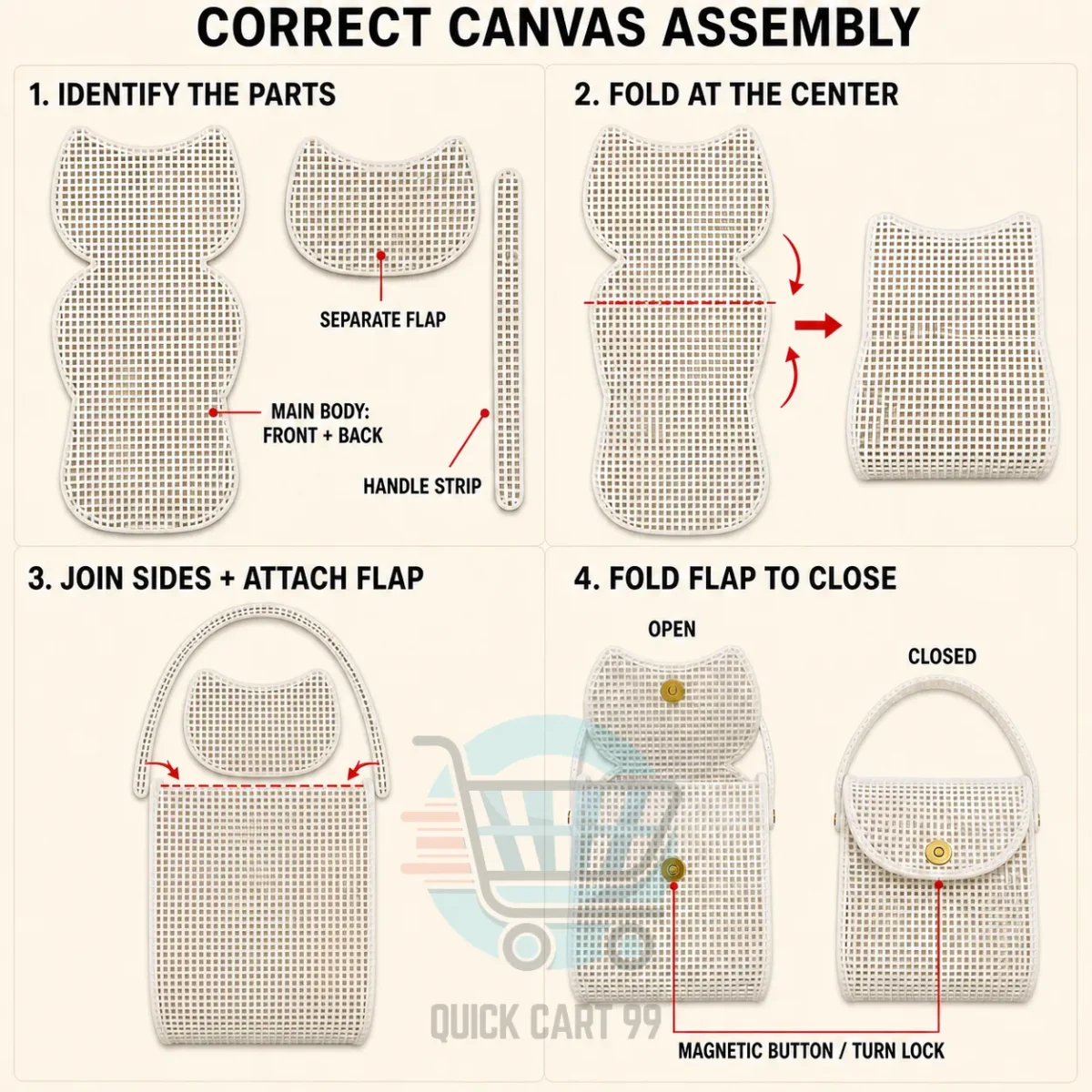 Kedi Design Plastic Canvas Mesh Sheet for Purse Making