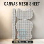 Kedi Design Plastic Canvas Mesh Sheet for Purse Making