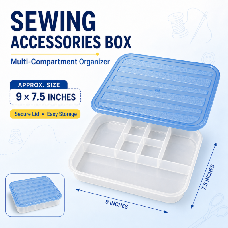 Empty Sewing Accessories Organizer Box