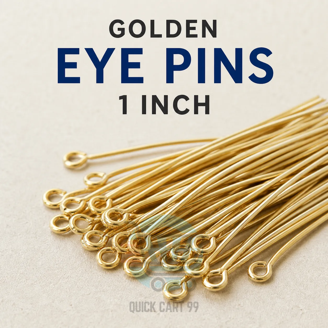 Golden Eye Pins 1 Inch for Jewelry Making