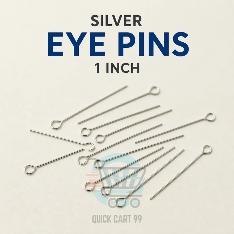 Silver Eye Pins 1 Inch for Jewelry Making