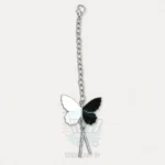 Gold and silver metal keychains in butterfly, ring, chain and clasp designs at Quick Cart 99.